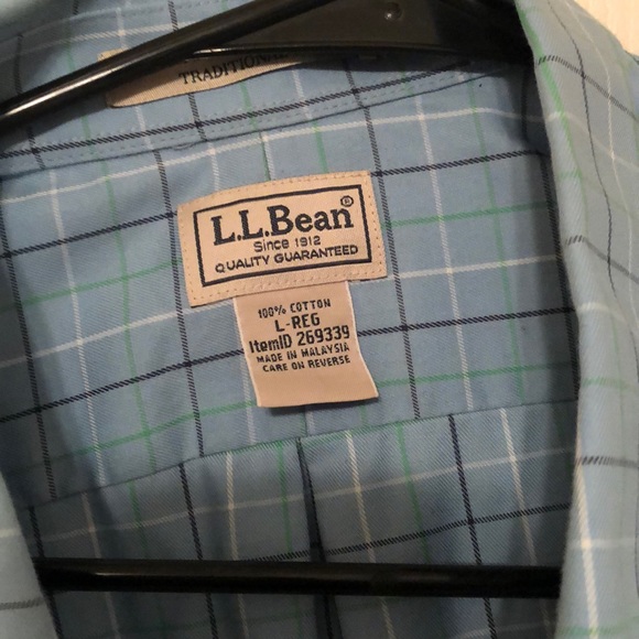 LL Bean wrinkle free button down - Picture 2 of 2